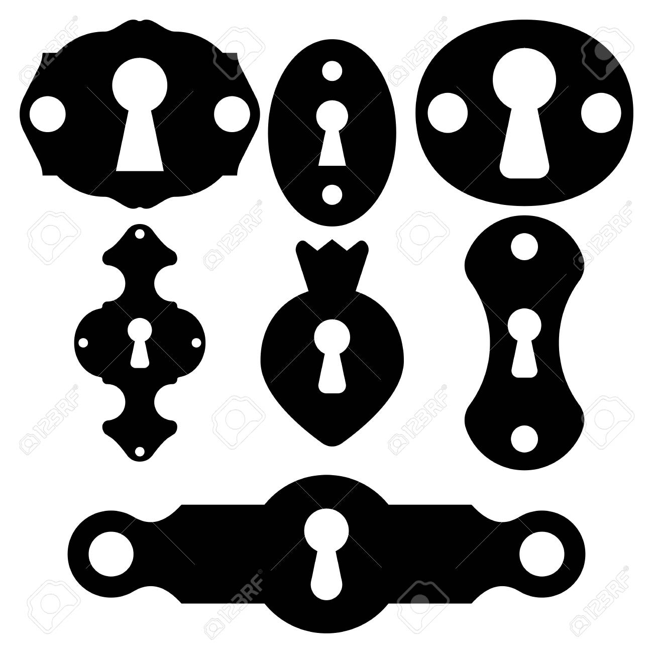 Featured image of post Keyhole Clipart Black And White