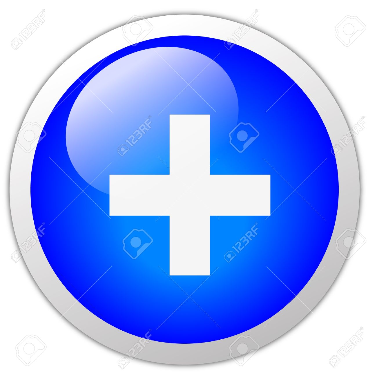 Plus Icon Button Stock Photo Picture And Royalty Free Image Image