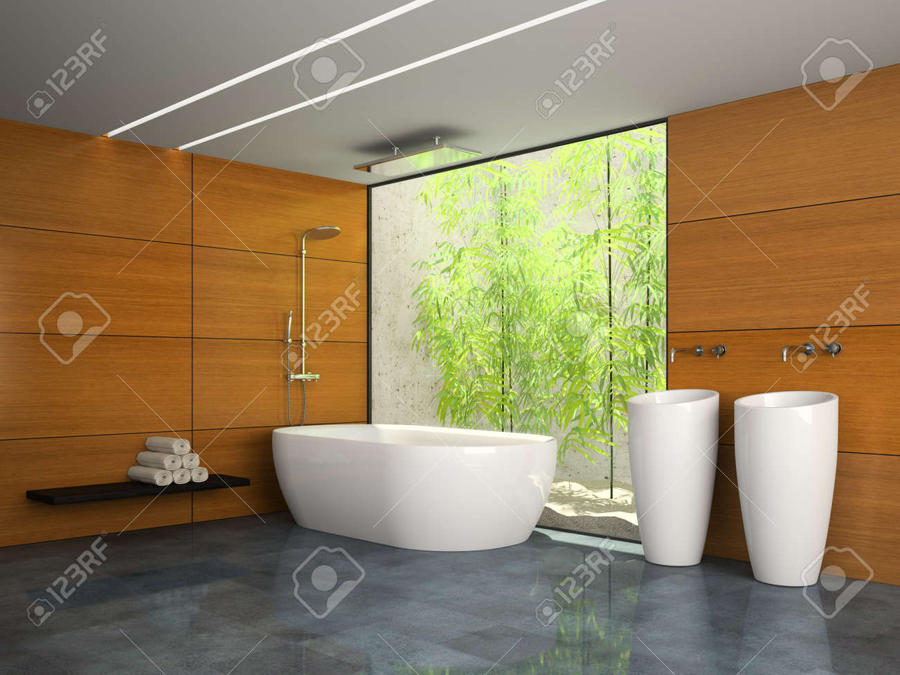 Inspiring Salle De Bain Bois Mur Inspiring Salle De Bain Bois Mur