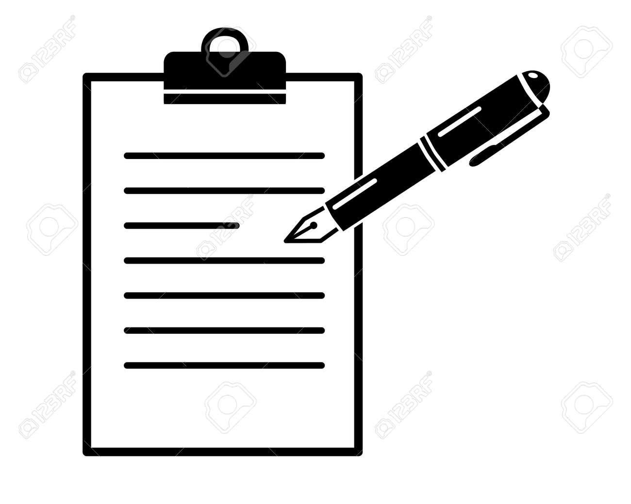 Scrolled Paper And Quill Pen Png Clipart Image Clip Art Clip Art Borders Floral Border Design