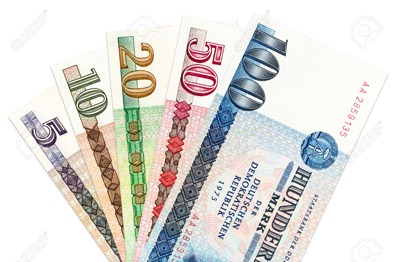 東ドイツ共和国マルク紙幣