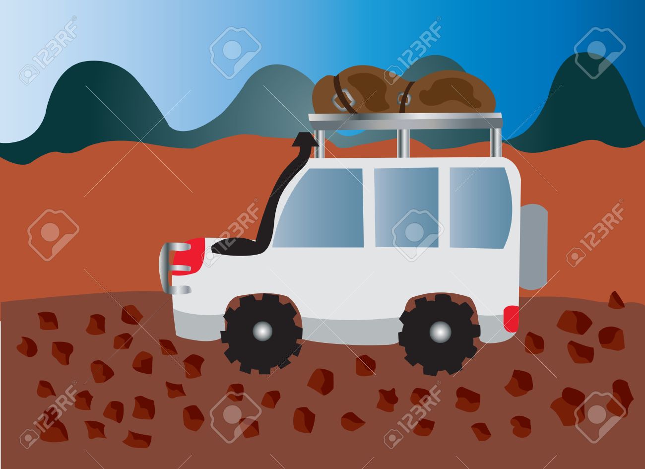 an adventurer driving along a rough road royalty free cliparts vectors and stock illustration image 79621044 an adventurer driving along a rough road royalty free cliparts vectors and stock illustration image 79621044