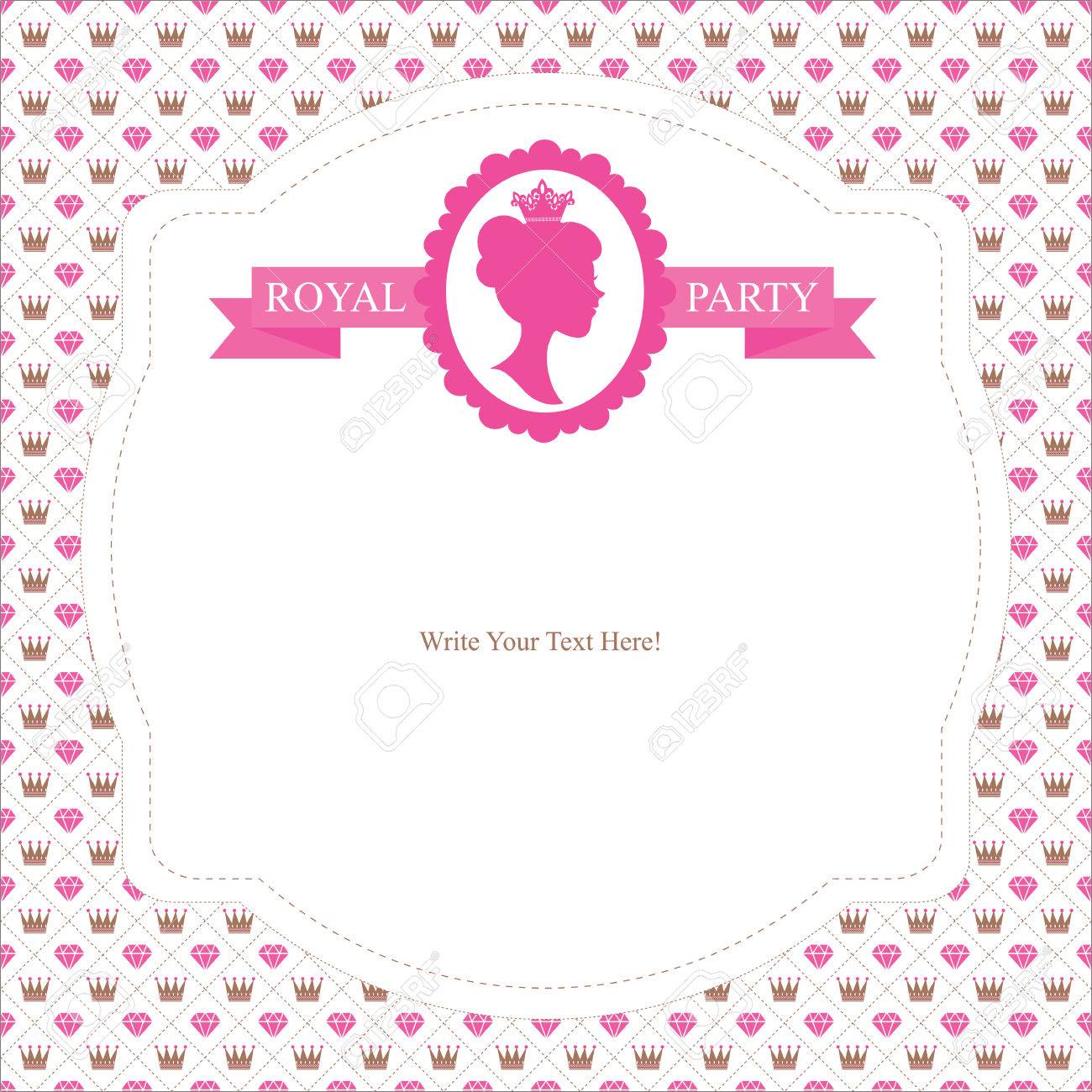 princess birthday invitation