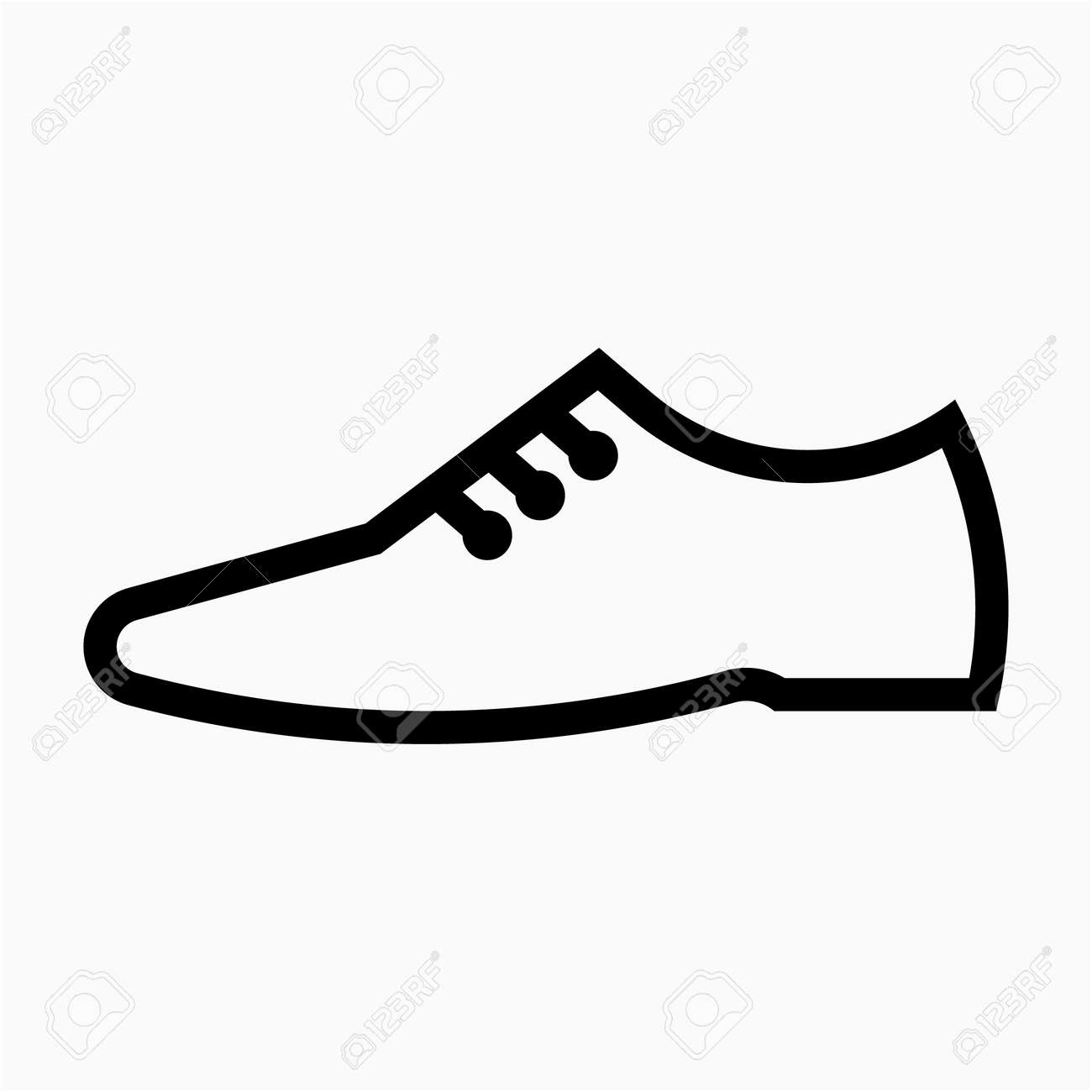 outline men shoe pixel perfect vector icon royalty free cliparts vectors and stock illustration image 111941298 outline men shoe pixel perfect vector icon
