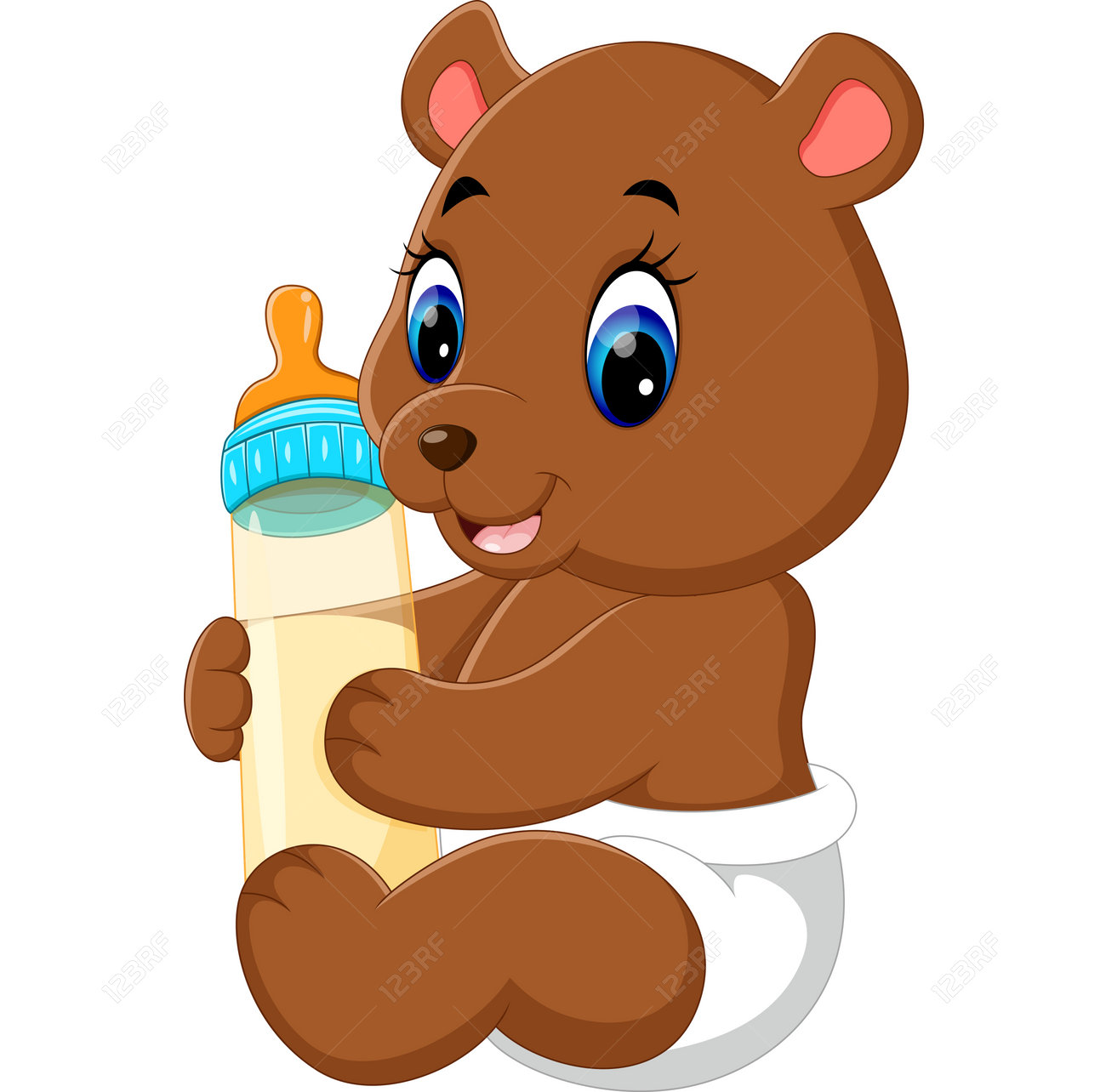 Cute Baby Bear Cartoon Stock Photo Cute Baby Bear Cartoon Stock Photo