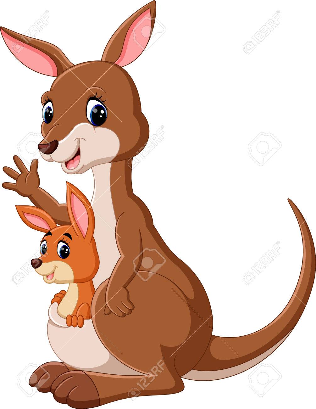 Kangaroo Cartoon Royalty Free Cliparts Vectors And Stock Illustration Image 60915924 kangaroo cartoon