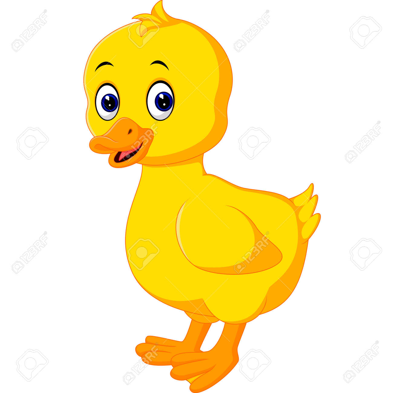 Bebe Mignon De Bande Dessinee De Canard Banque D Images Et Photos Libres De Droits Image