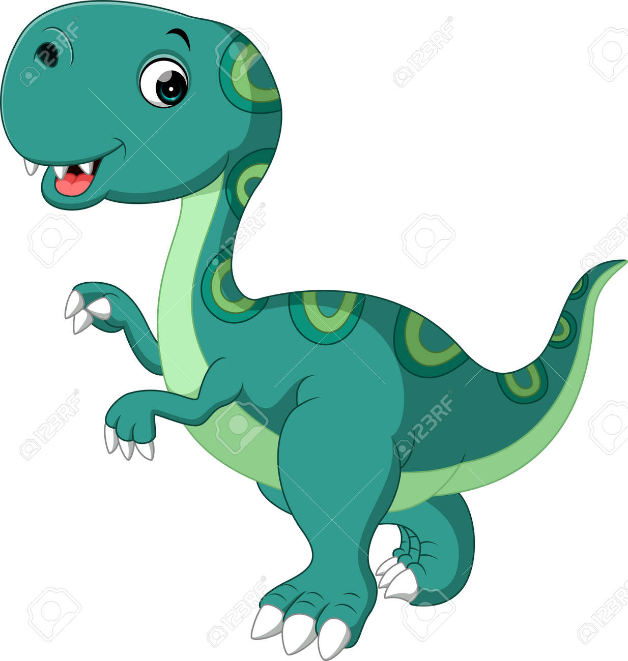 Cute Dinosaur Cartoon Stock Photo, Picture and Royalty Free Image. Image  73453691., image size:1234x1300