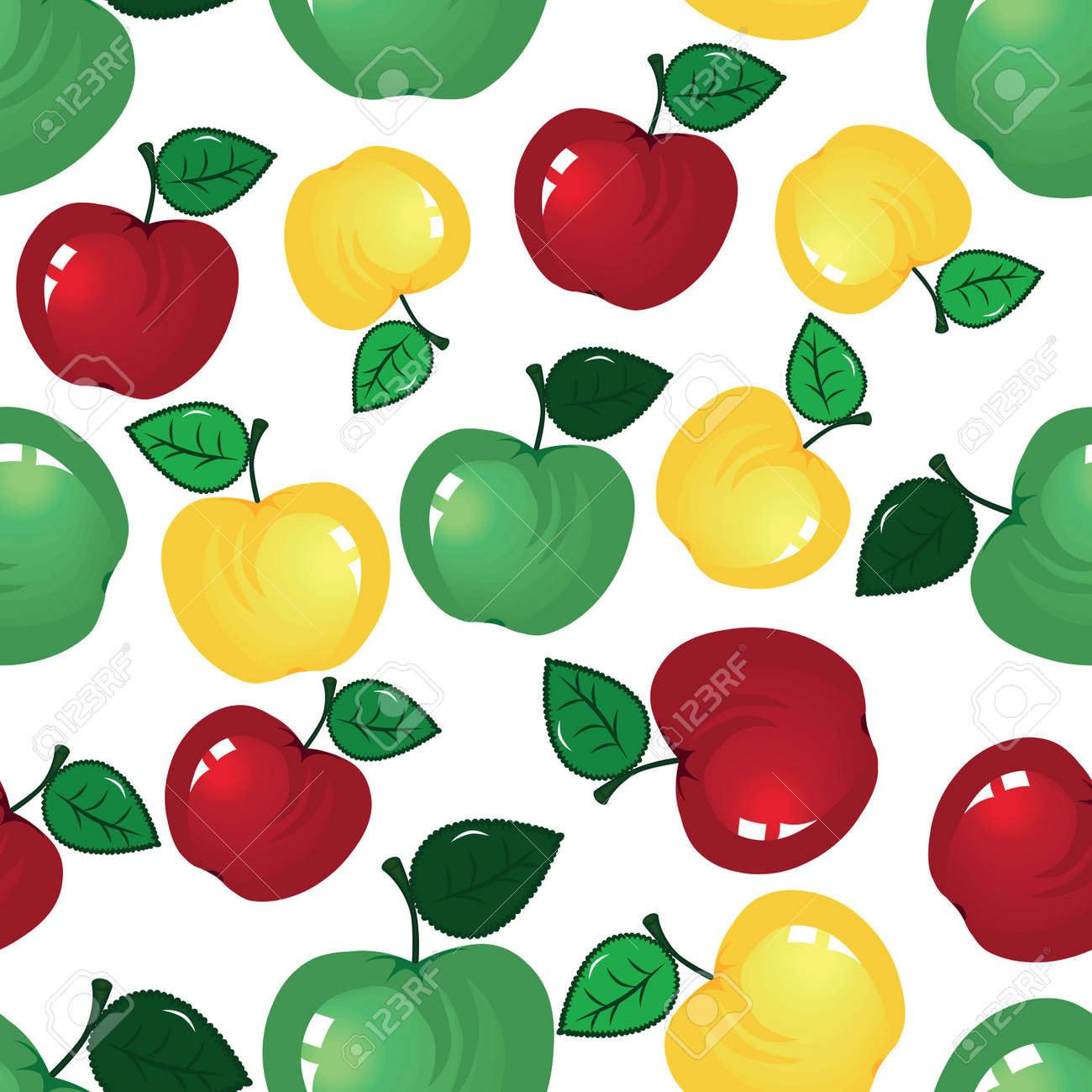 Fruit Icon Apple Seamless Background Fabric Pattern Tile Fruit Icon Apple Seamless Background Fabric Pattern Tile