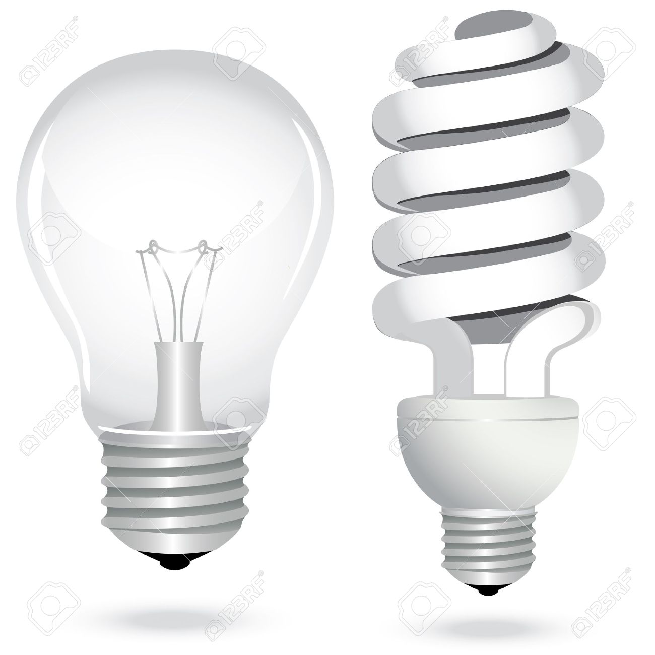 Icon set energy saving light bulb lamp glass electricity. Vector illustration. - 11816173 Icon set energy saving light bulb lamp glass electricity. Vector illustration. - 11816173