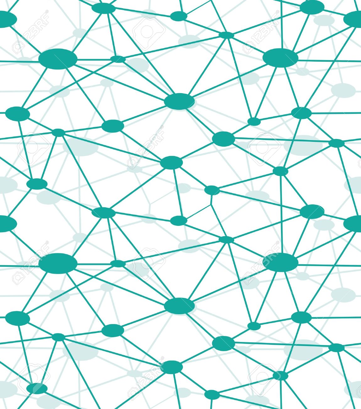 ニューロン純 ベクトルのアイコンの Web Net の図は ネットワーク システム シームレスな背景 のイラスト素材 ベクタ Image