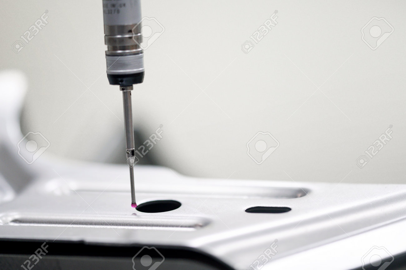 Close up of professional automatic 3D measuring system machine, industrial and automotive concept. - 169702178 Close up of professional automatic 3D measuring system machine, industrial and automotive concept. - 169702178