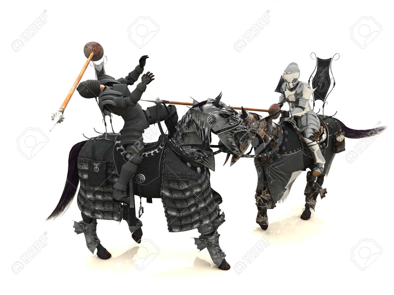 銀の騎士騎乗戦闘で黒騎士を Unhorses します の写真素材 画像素材 Image 銀の騎士騎乗戦闘で黒騎士を Unhorses します の写真素材 画像素材 Image