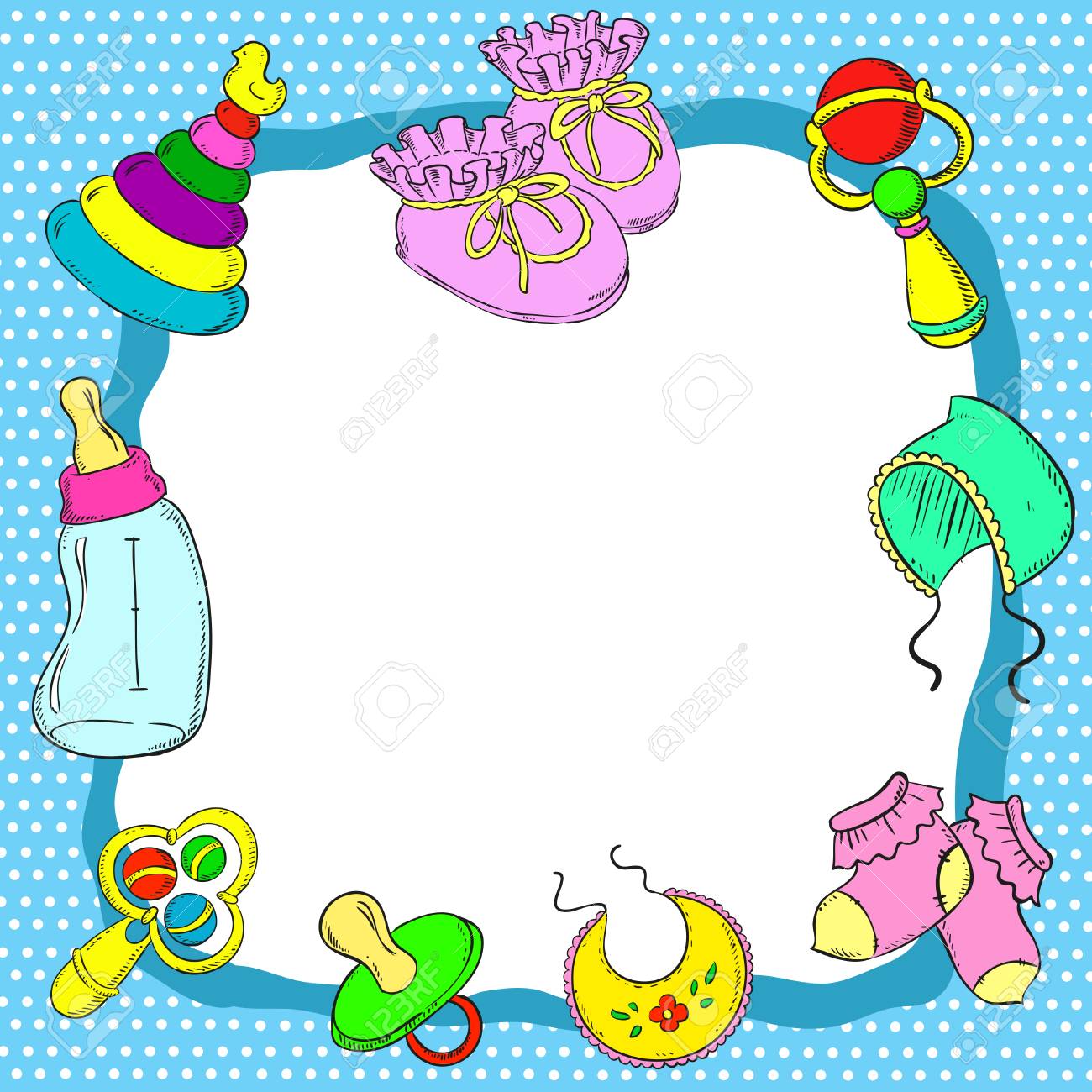 Enfants Cadre Avec Espace Pour Le Texte Carte Postale Avec Le Nouveau Ne Clip Art Libres De Droits Vecteurs Et Illustration Image Enfants Cadre Avec Espace Pour Le Texte Carte Postale Avec Le Nouveau Ne Clip Art Libres De Droits Vecteurs Et Illustration Image