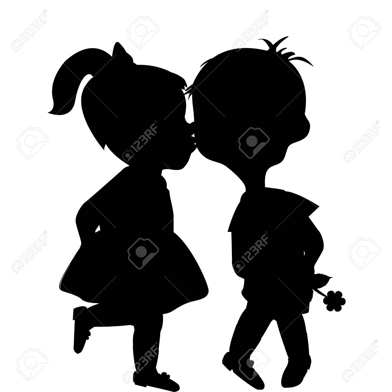 Cartoon Boy And Girl Silhouettes Kissing Stock Photo Picture And Royalty Free Image Image Cartoon Boy And Girl Silhouettes Kissing Stock Photo Picture And Royalty Free Image Image