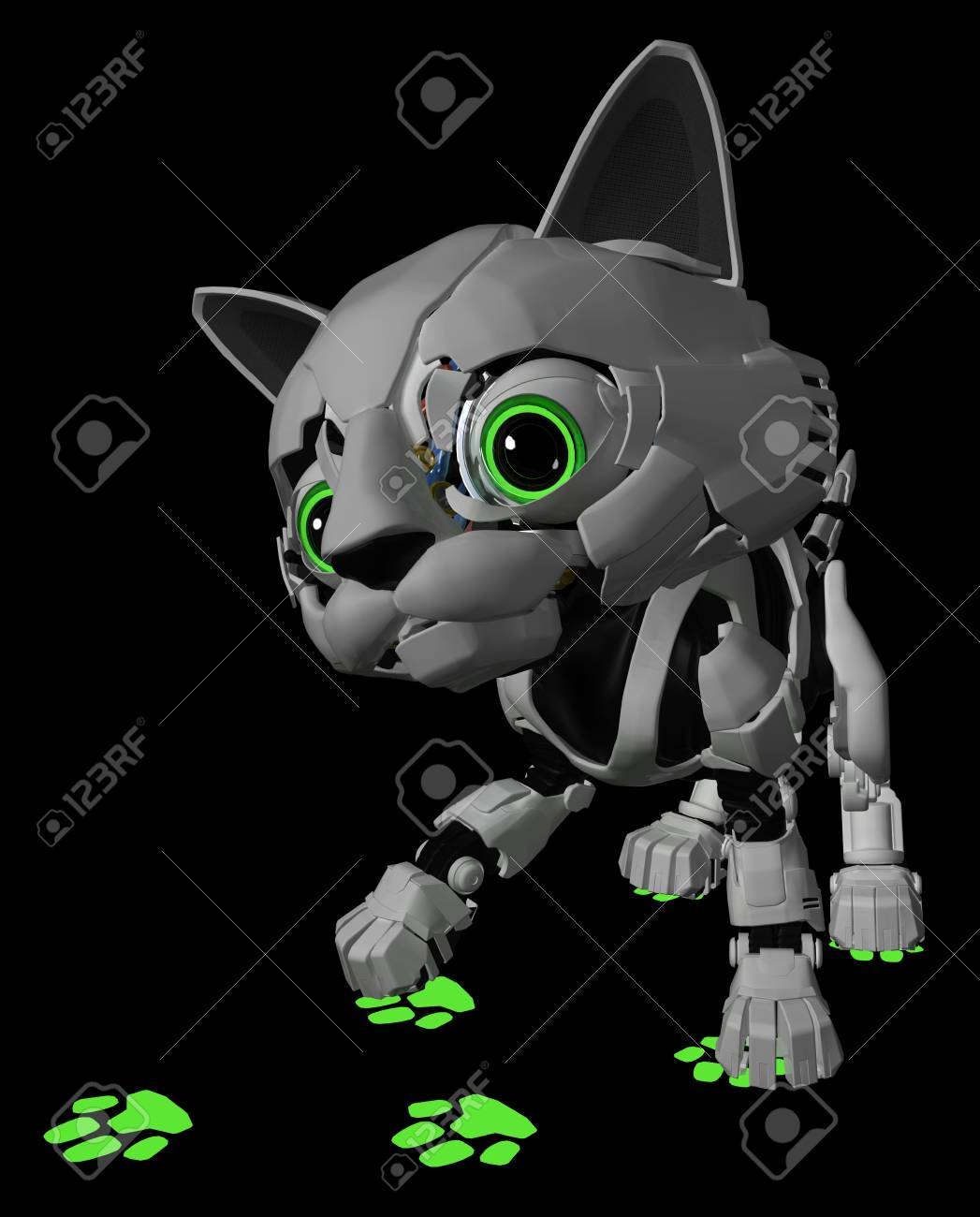 robot kitten
