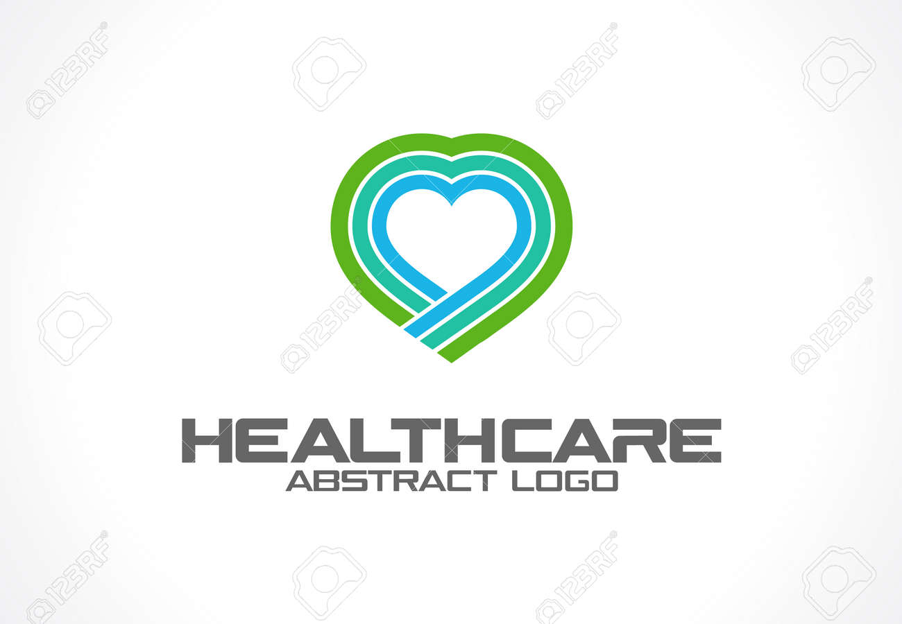 abstract logo for business company corporate identity design