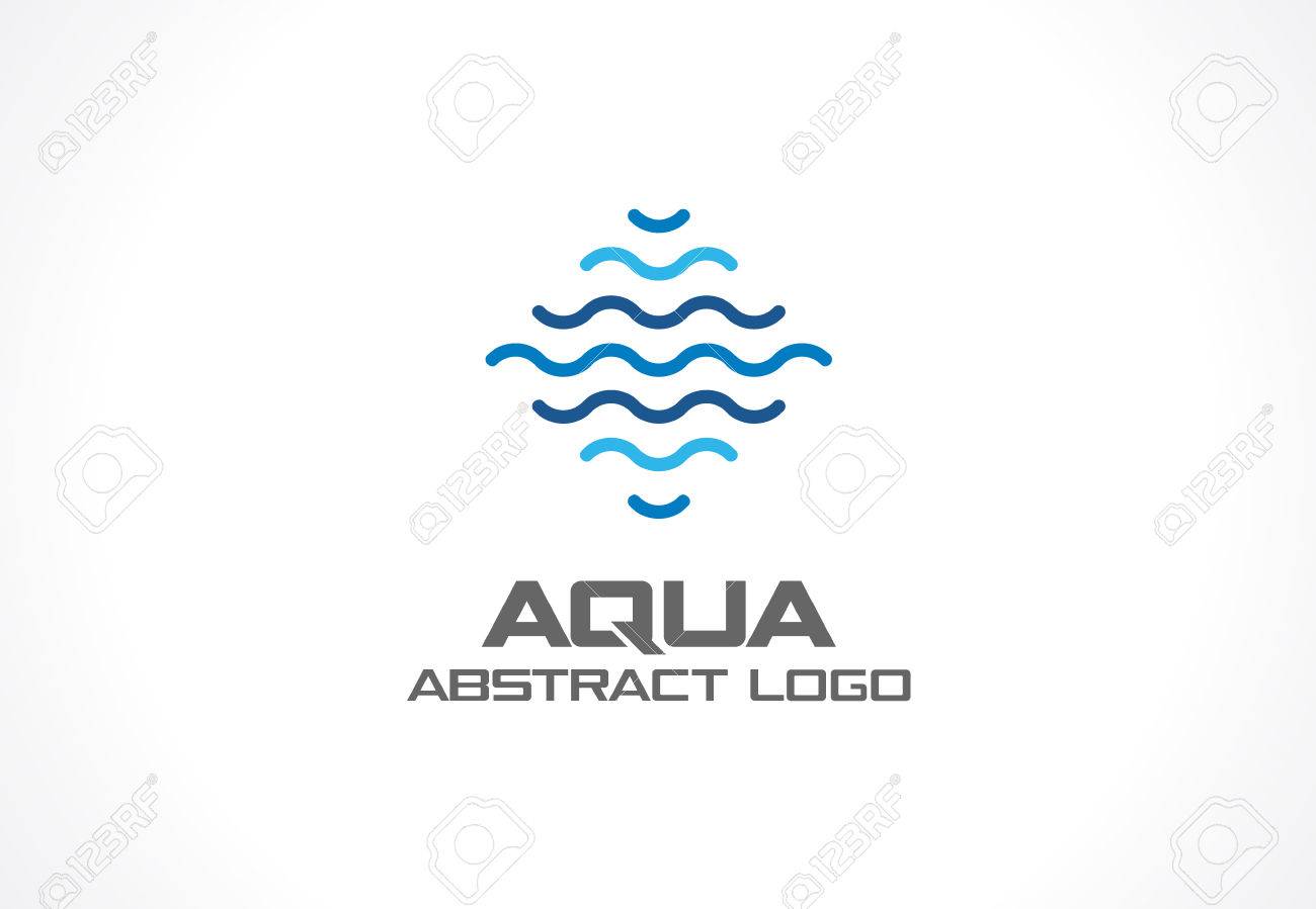 swimmingpool design ideen flachen, abstrakt-logo für business-unternehmen. corporate identity design, Design ideen