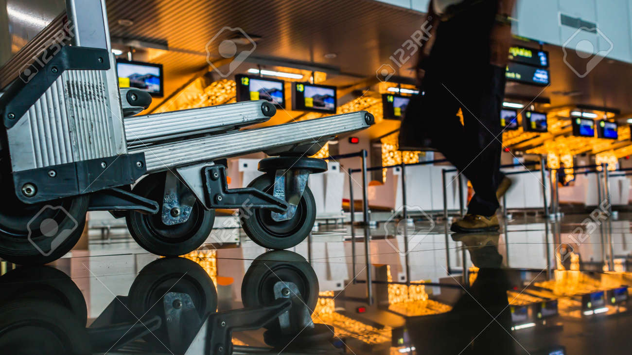 luggage cart trolley