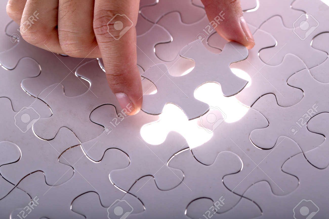 Jigsaw Puzzle Piece Complete Your Mission Stock Photo Picture And Royalty Free Image Image 40589047