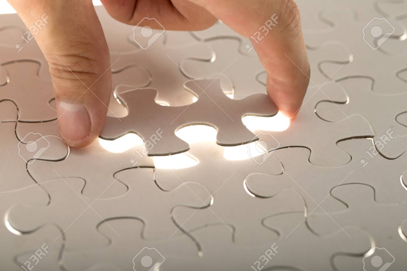 Jigsaw Puzzle Piece Complete Your Mission Stock Photo Picture And Royalty Free Image Image 43033004