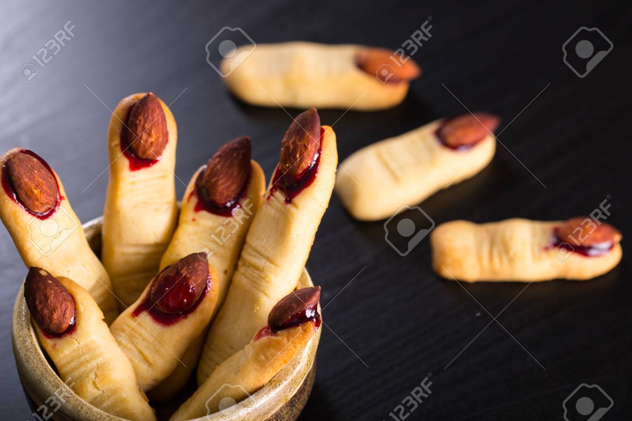 ゾンビの指クッキー食品ハロウィーンの休日 の写真素材 画像素材 Image 7198