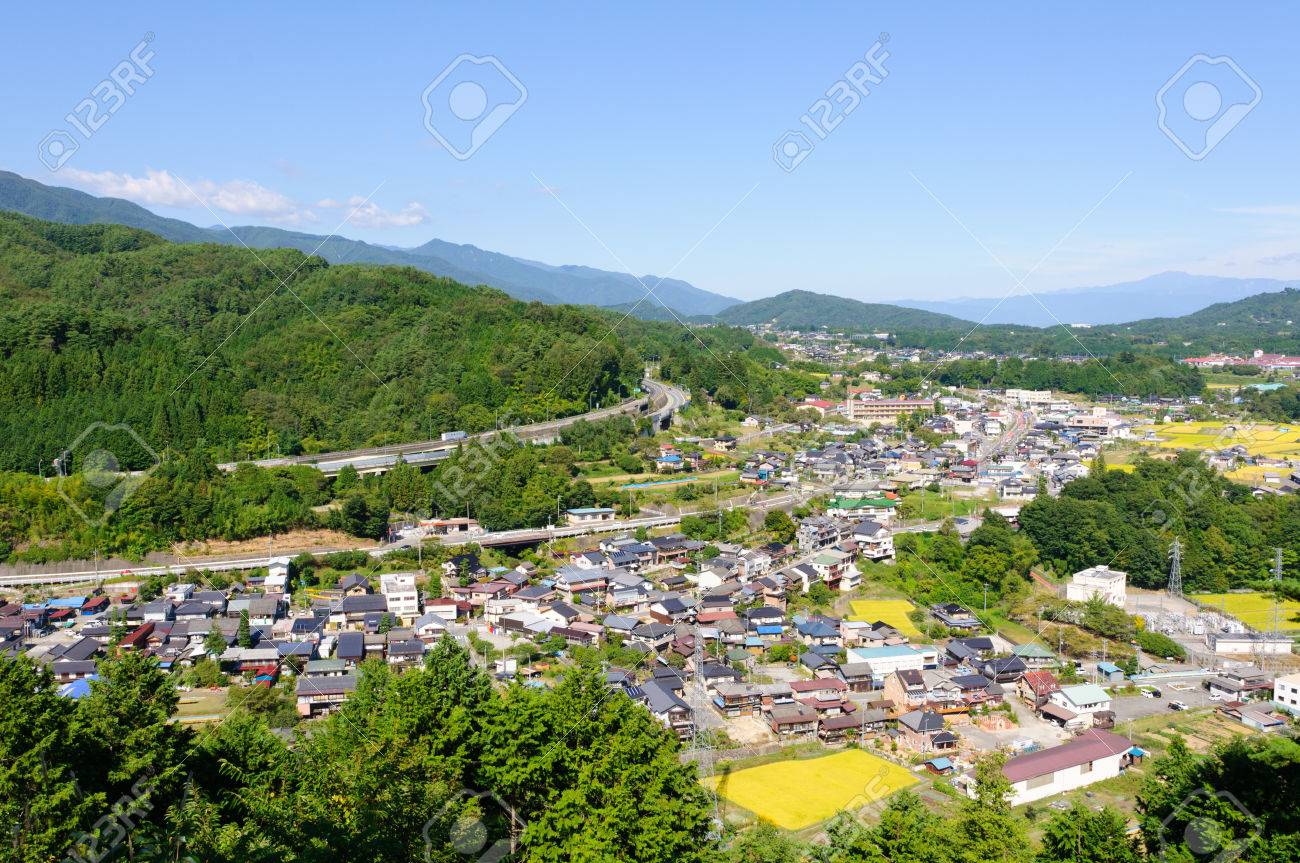 南長野県阿智村の風景 の写真素材 画像素材 Image