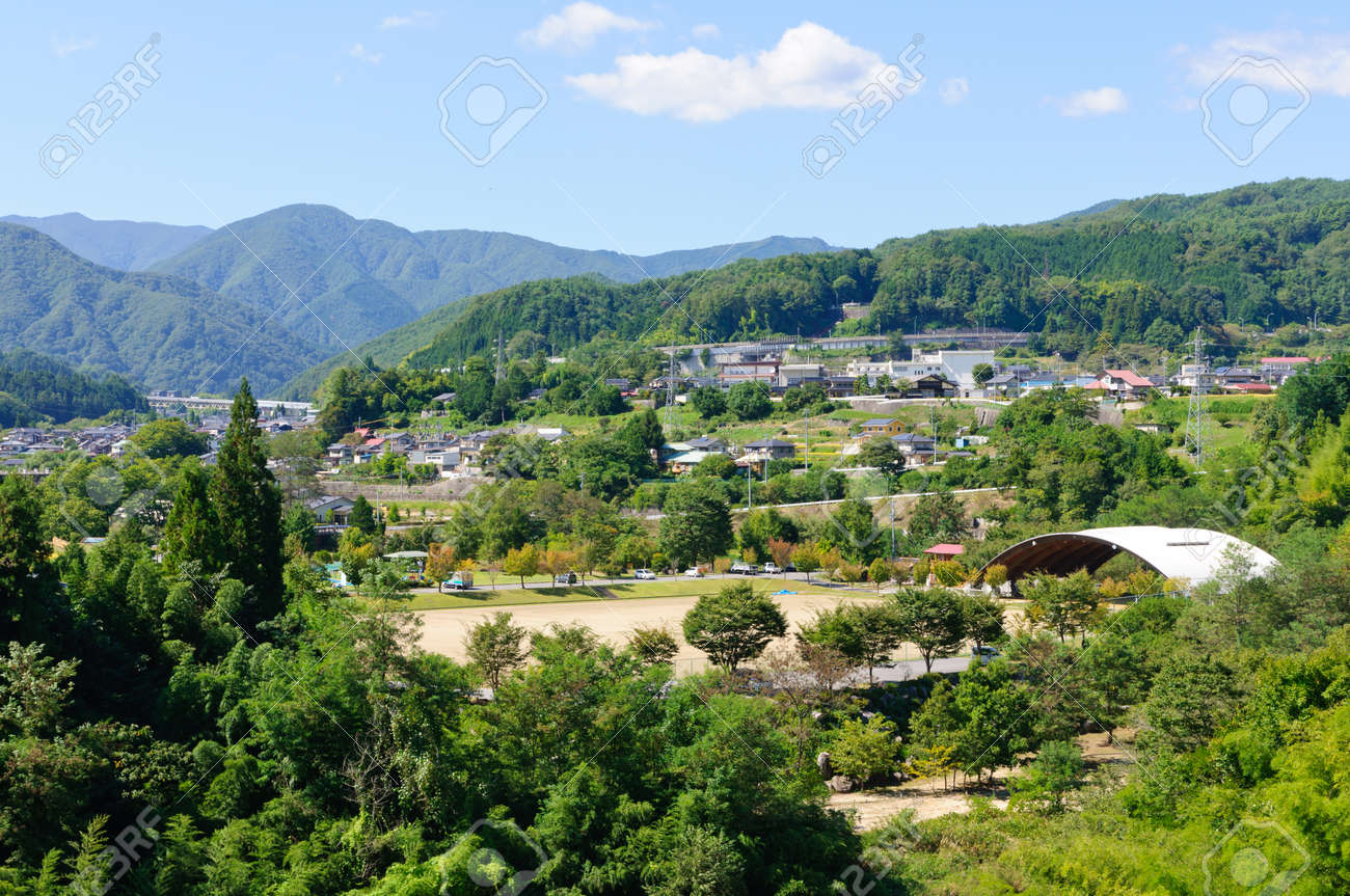 南長野県阿智村の風景 の写真素材 画像素材 Image