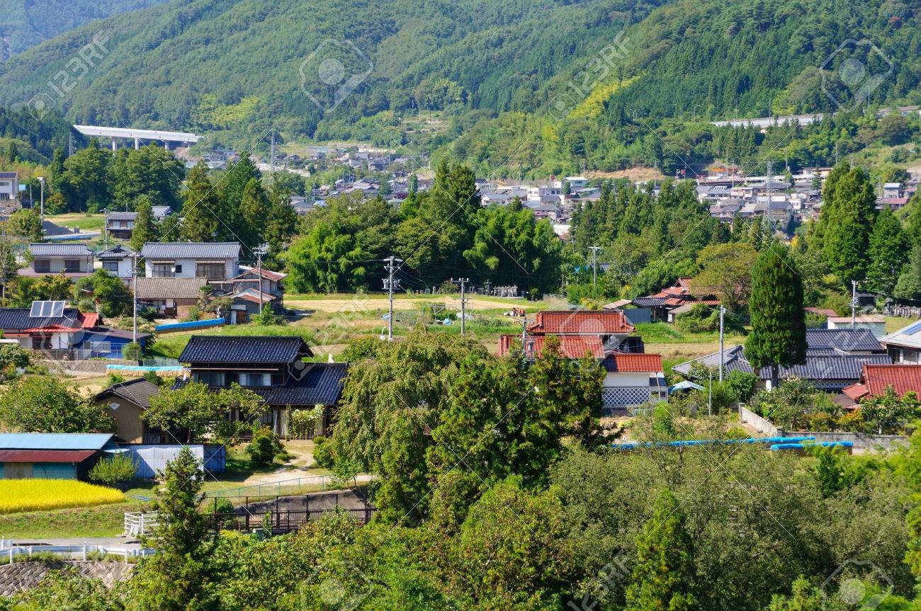 南長野県阿智村の風景 の写真素材 画像素材 Image