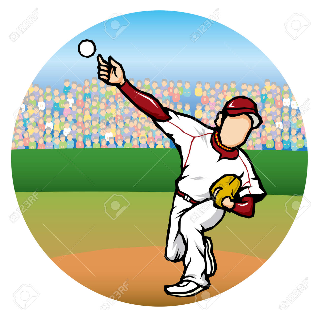 野球画像のイラスト素材 ベクタ Image