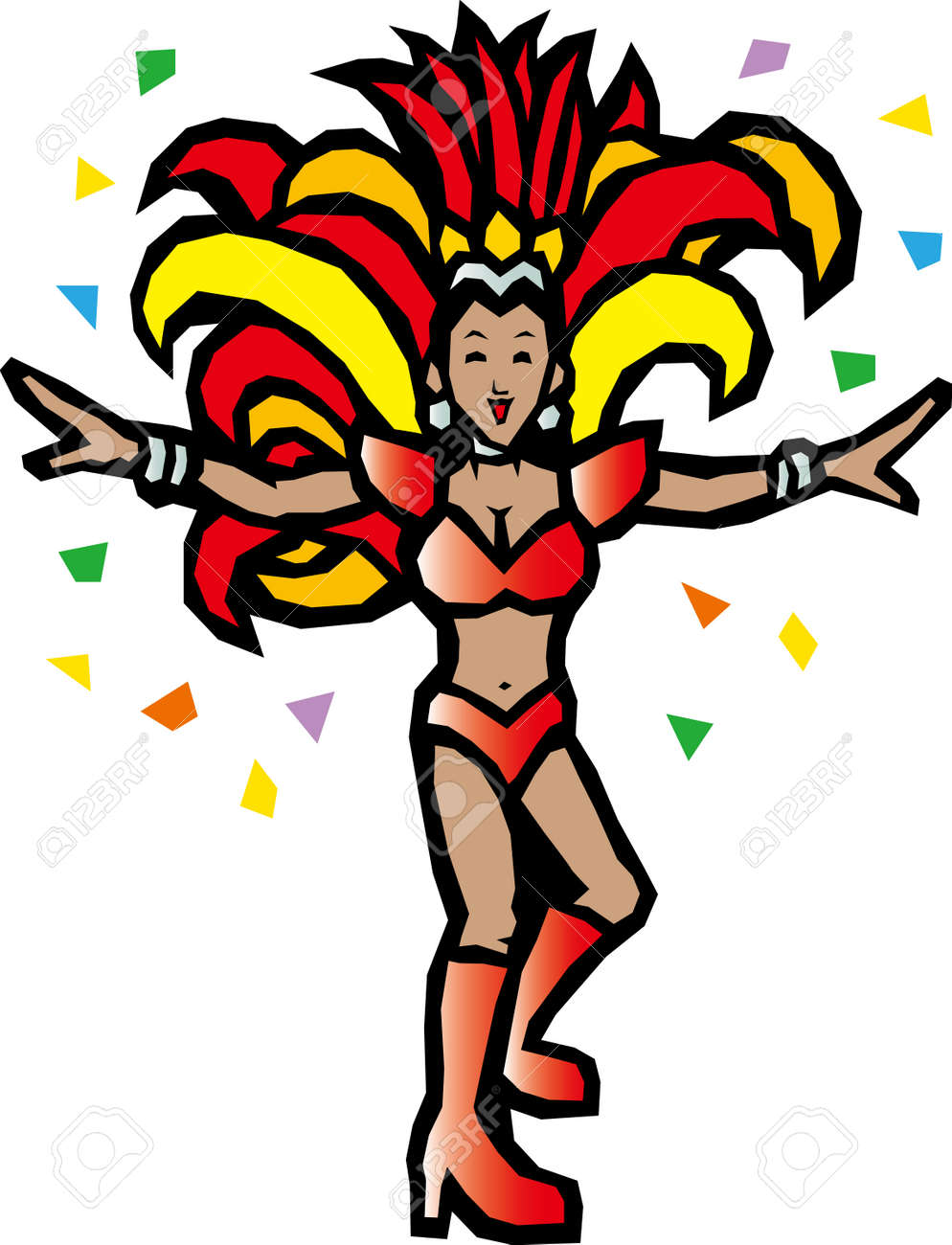 ブラジル サンバ のイラスト素材 ベクタ Image ブラジル サンバ のイラスト素材 ベクタ Image
