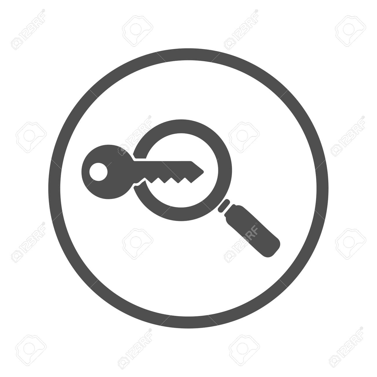 Keyword Research Icon Royalty Free Cliparts Vectors And Stock Illustration Image