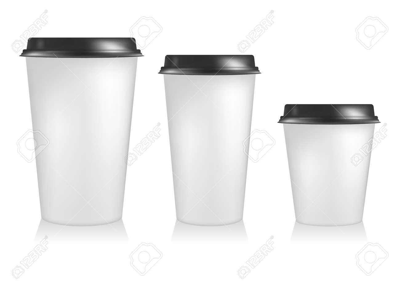 plastic coffee cup templates paper cup to go stock photo picture