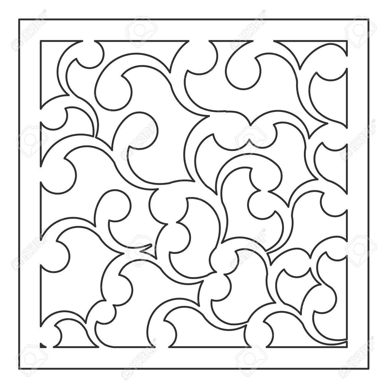 Juego De Cartas Para Cortar Paneles Vectoriales Para Corte Por Láser La Proporción 1 2 2 3 3 4 1 3 Redondo Octágono Cuadrado Corazón