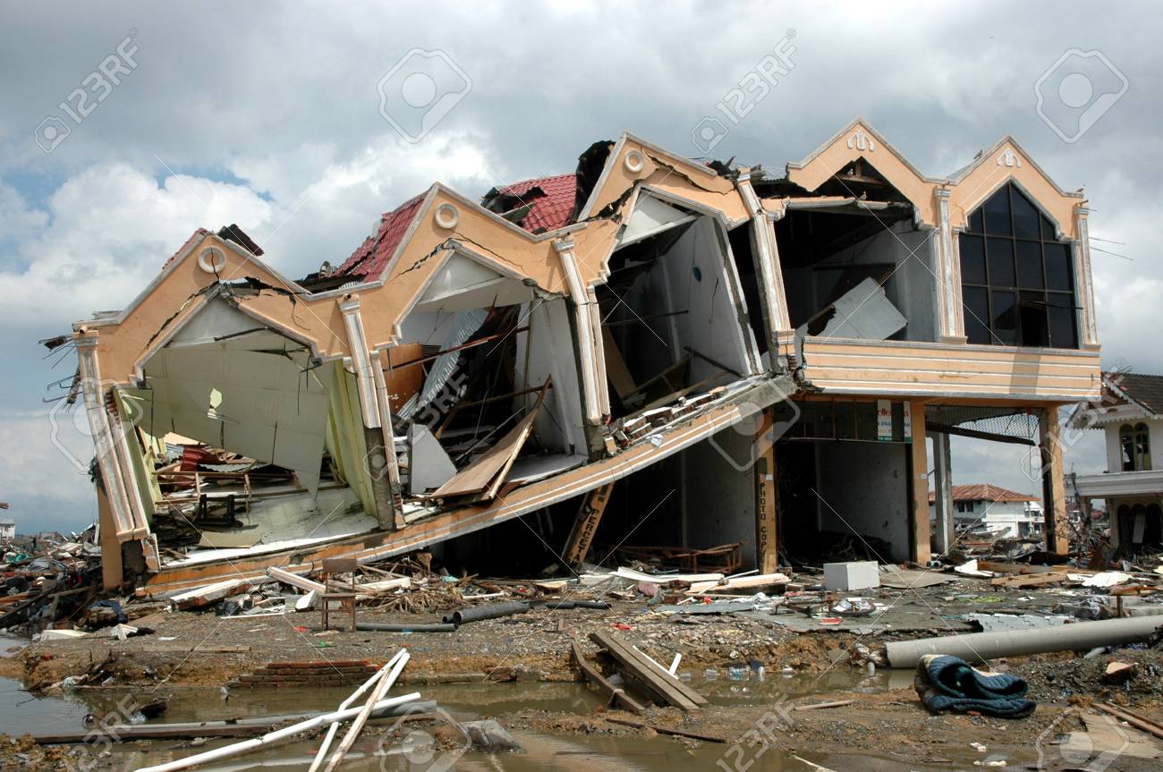 Banda Aceh Aceh Indonesia January 17 2005 Banda Aceh City