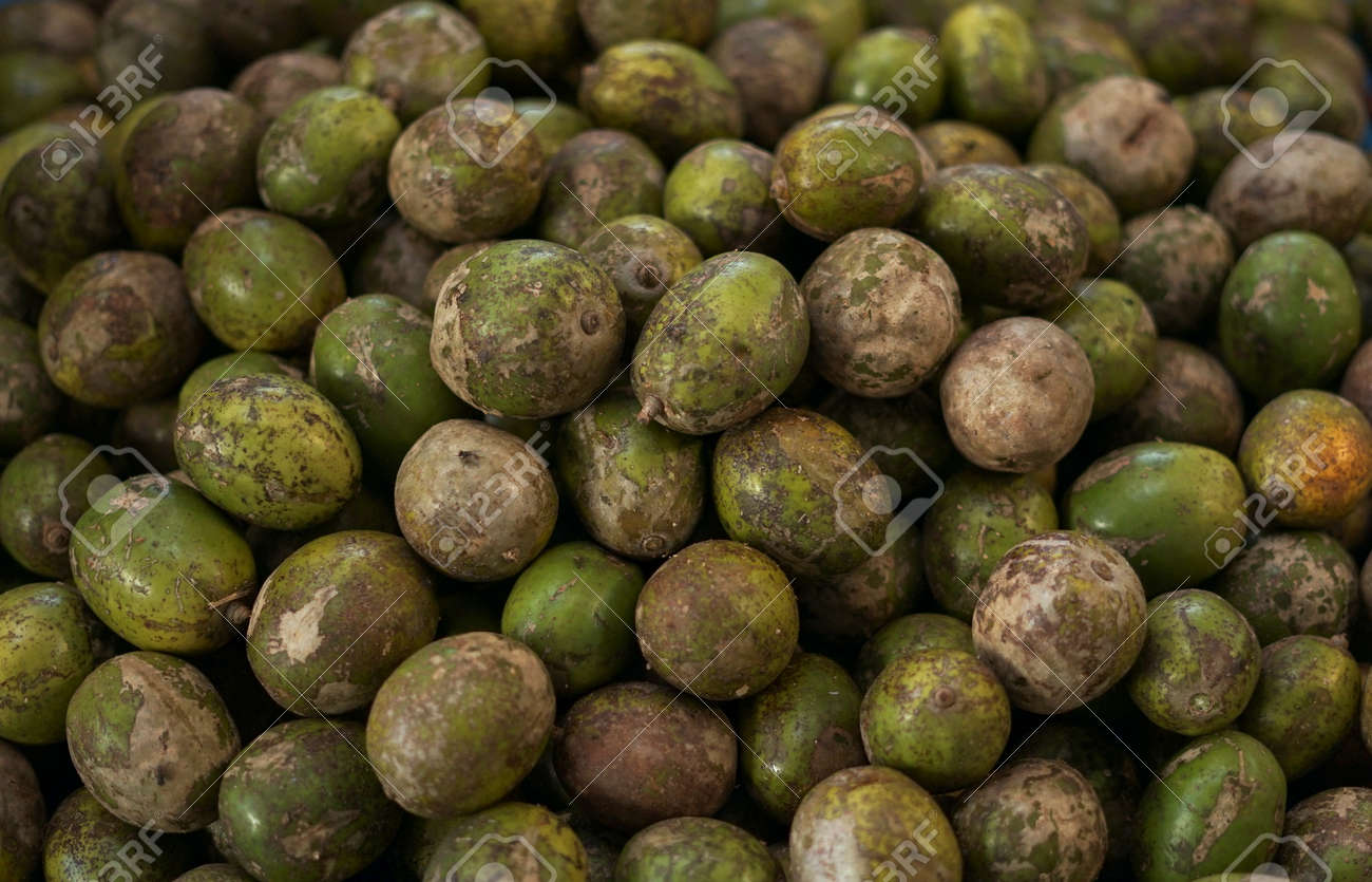 Tropical Fruit Kedondong Or Ambarella Or Spondias Dulcis At Vegetable Market Stock Photo Picture And Royalty Free Image Image 123493627