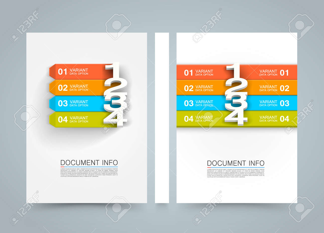 document information menu banner book a4 size paper template template paper