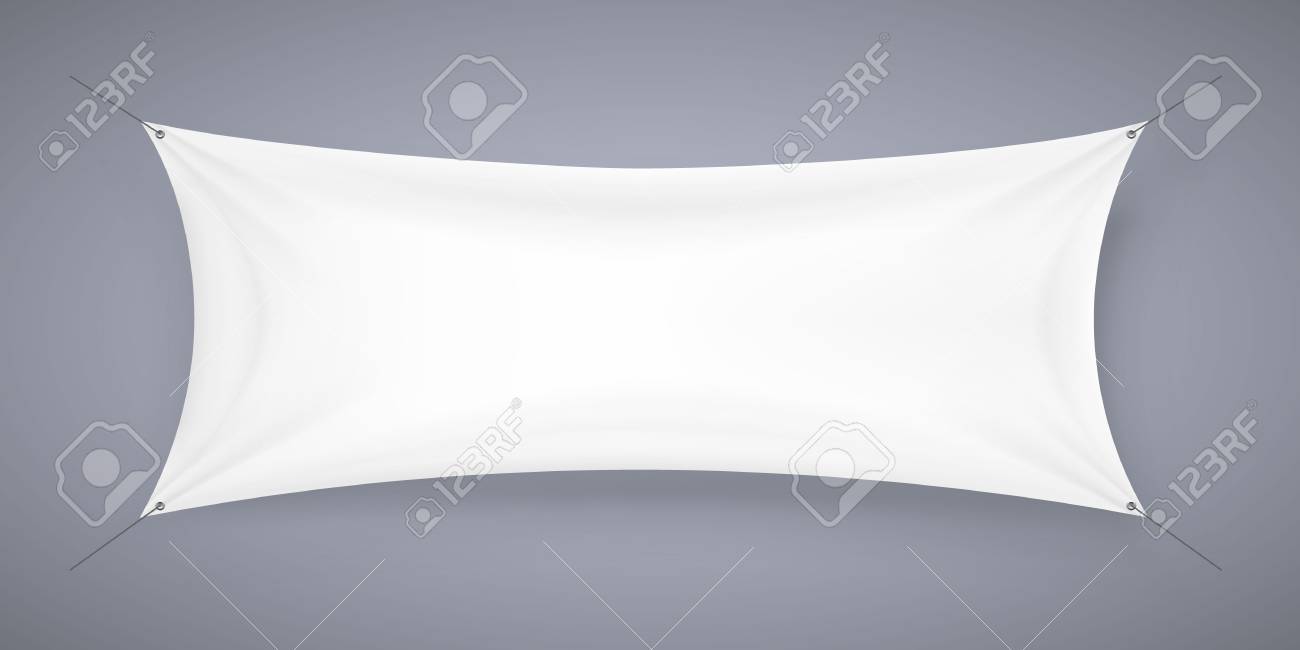 the cloth banner signboard