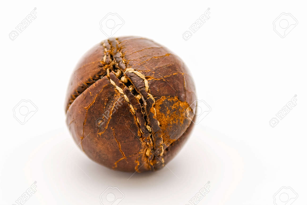 Original vintage fifties brown leather baseball - 24633756 Original vintage fifties brown leather baseball - 24633756