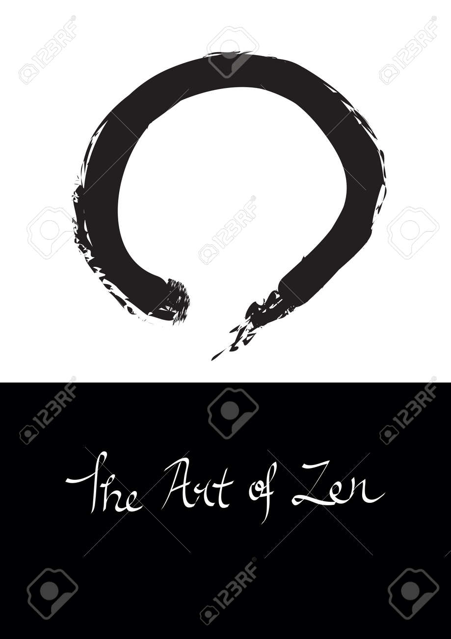 禅の円記号 Enso のイラスト のイラスト素材 ベクタ Image