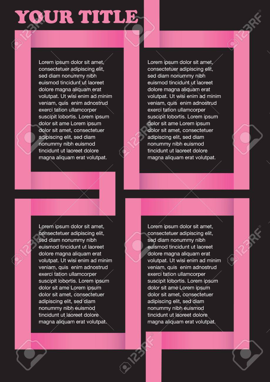 vector abstract background creative page layout design template creative page layout design