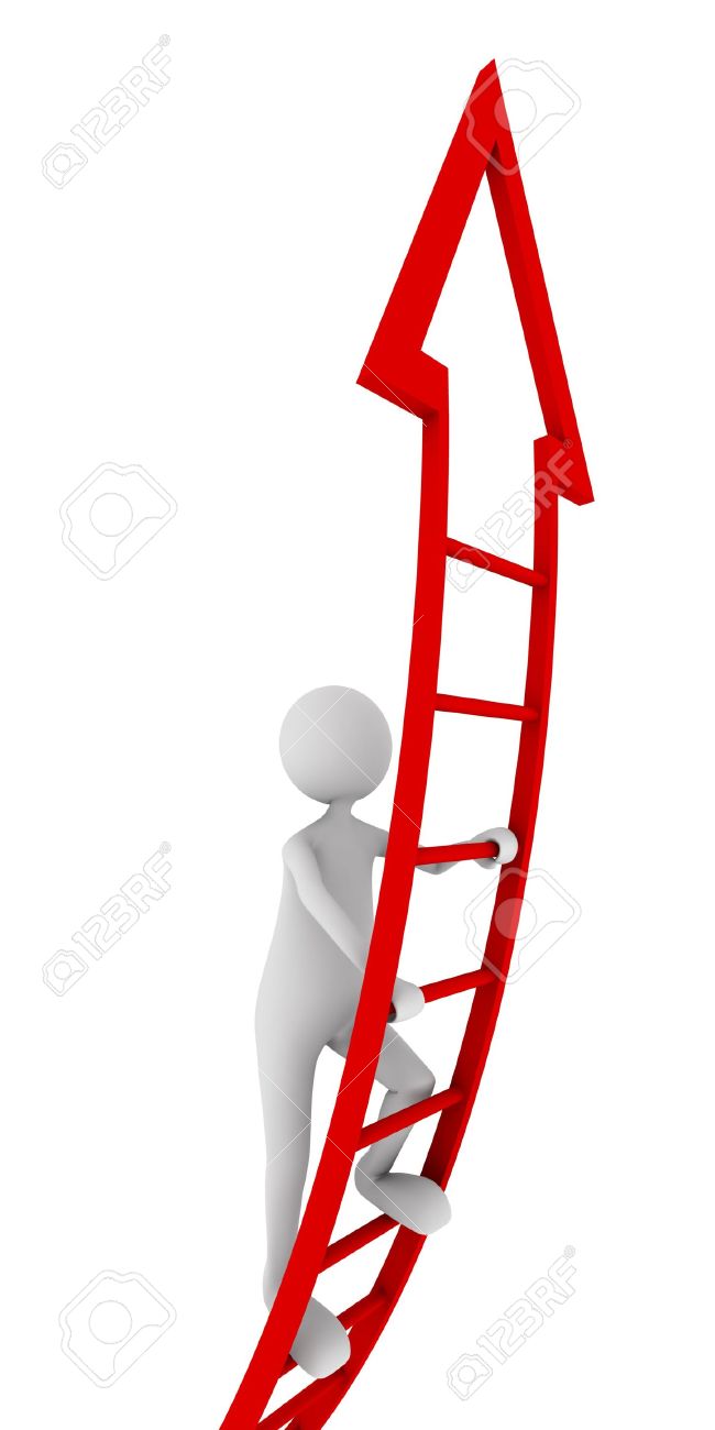 red ladder of success stock photo picture and royalty free image