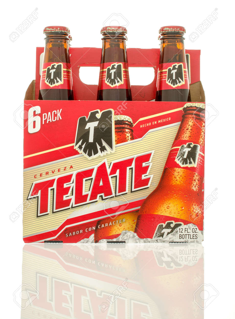 Winneconne Wi 16 年 1 月 10 日 テカテ ビールのシックス パック の写真素材 画像素材 Image