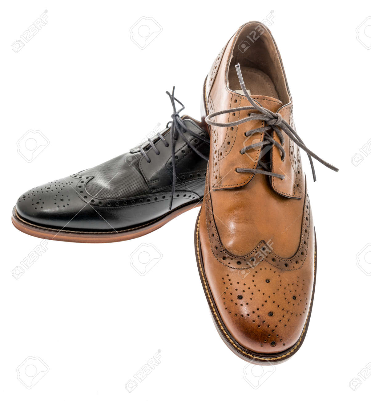 mens black wingtip dress shoes