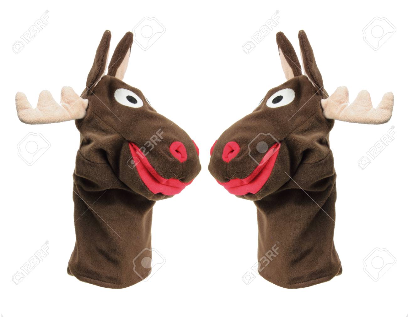reindeer hand puppet