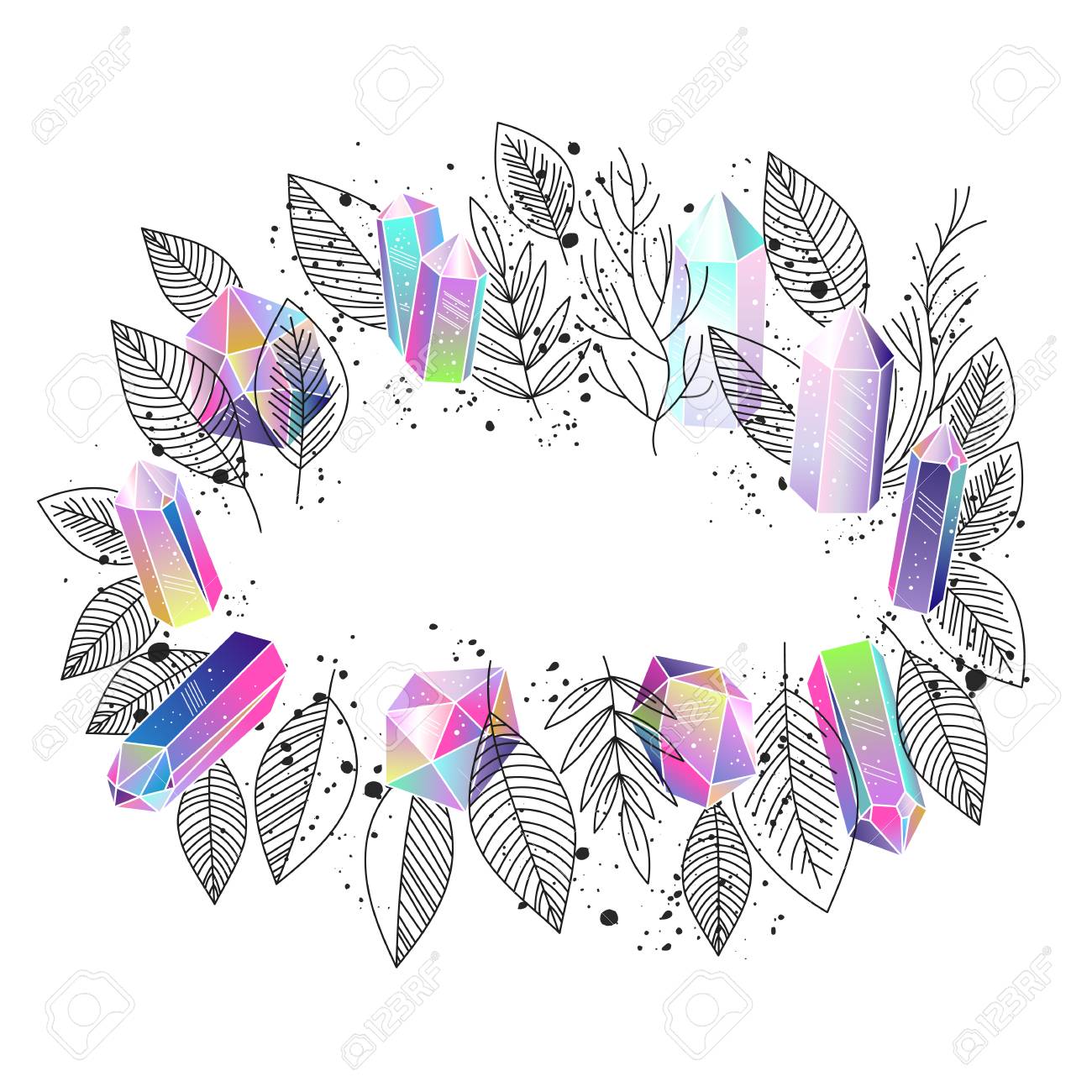 frame with colorful gradient