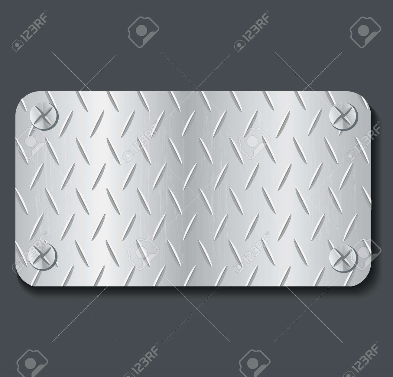 プレート金属イラスト のイラスト素材 ベクタ Image
