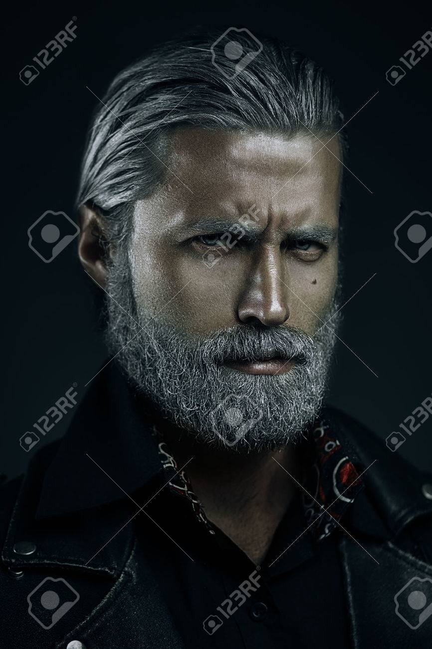 artistic portrait of gray