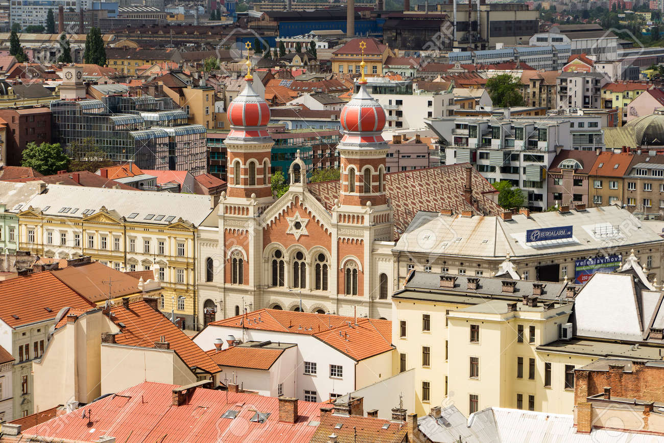 Pilsen near Prague Czech Republic May 17 2015: Pilsen the Great Sinagogue exterior. The second biggest synagogue in Europe and the urban view at city of Pilsen The European Capital of Culture 2015 - 40175700 Pilsen near Prague Czech Republic May 17 2015: Pilsen the Great Sinagogue exterior. The second biggest synagogue in Europe and the urban view at city of Pilsen The European Capital of Culture 2015 - 40175700