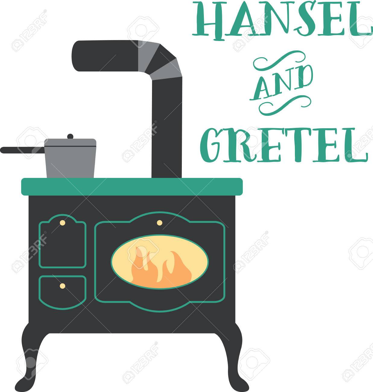 A Great Vintage Stove Will Look Great In Any Kitchen. Royalty Free SVG,  Cliparts, Vectors, and Stock Illustration. Image 43916943., image size:1237x1300